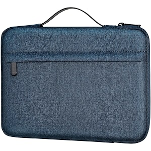 dynotrek root 173 inch laptop sleeve case cover pouch with handle computer bag compatible with hp pavilion envy dell lenovo ideapad lg gram msi asus notebook razer blade pro 17 denim blue