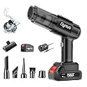 2-in-1 Portable Vacuum Cleaner with Blower | 21000pa Strong Suction Power with Reusable Filter | Rechargeable Battery | Lightweight Handheld Vacuum Cleaner for Car,Home,Office & Traveling