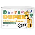 DYPER Baby Diapers Size 4 22-37 lbs 24 Count Plant-Based for Sensitive Skin