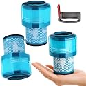 Dyson V15 Filter, 3-Pack Premium True HEPA Replacement Filters for Dyson V15, V15 Absolute/Submarine, V11 Animal, V11 Completed/Absolute, Dyson-V11, V11 Filter with Trigger Clamp, Part no. 970013-02