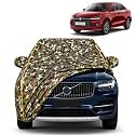 Dzire-2025 100% Waterproof Car Cover | Dustproof Sun Protection Cover | Soft Cotton Lining | Triple Stitched | Mirror Pocket | Antenna Pocket | All Weather Body Cover (Army)