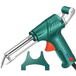 dzk 60w manual soldering gun internal heating automatically send tin gun soldering welding repair tool electric soldering irons
