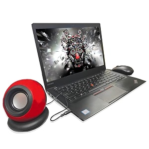 dzk multimedia speaker 5w aux input for pc  mobile  laptops  desktop