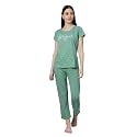 DZZO Women39s Cotton Printed Night Suit