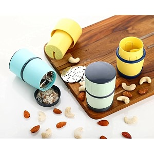 e-cosmos abs 3 in 1 plastic dry fruit and paper mill grinder slicer chocolate cutter and butter slicer with 3 in 1 blade multicolor pack of 1 black