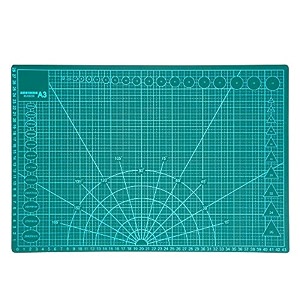 polyvinyl chloride self-healing cutting mat 183939 x 123939 - pvc non-slip 3 layer dual-sided a3 for sewing cropping photo white