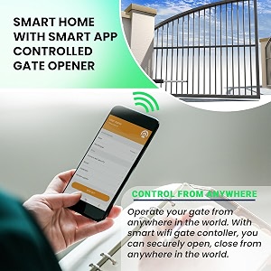 sgc-01wi-fi control module for slidingswing gate motor