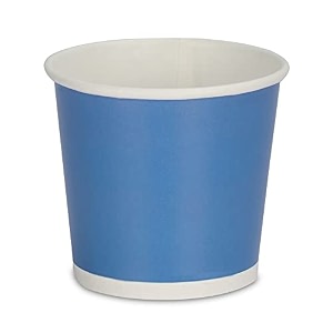 paper disposable teacoffee cups set of 50 pcs 200 ml - blue
