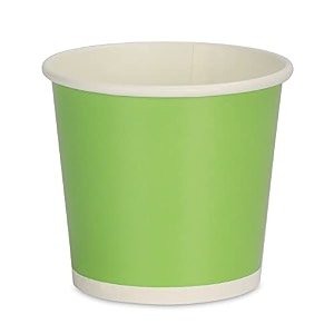 paper disposable teacoffee cups set of 50 pcs 250 ml - light green