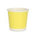 Paper Cup (Yellow, 150ml, Pack of 50)