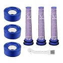 E.luo 6 Pack Vacuum Filter Replacement Kit for Dyson V7, V8 Animal and V8 Absolute Cordless Vacuum, 3 Post Filter, 3 Pre Filter, Replaces Part # 965661-01 & 967478-01