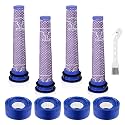 E.luo 8 Pack Vacuum Filter Replacement Kit Compatible with Dyson V7, V8 Animal and V8 Absolute Cordless Vacuum, 4 Post Filter, 4 Pre Filter, Replaces Part # 965661-01 & 967478-01