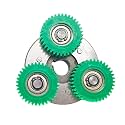 E Motor Gear Clutch Kit Bike Motor Gears Replacement Accessory 36T 47x13mm Nylon Planetary Gears with 88mm Clutch for Bafang Electric 500W 750W Motor Parts(Green,Gear Clutch -Right)