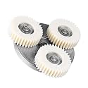 E Motor Gear Clutch Kit Bike Motor Gears Replacement Accessory 36T 47x13mm Nylon Planetary Gears with 88mm Clutch for Bafang Electric 500W 750W Motor Parts(White,Gear Clutch -Left)