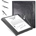 E NET-CASE Case for Kindle Scribe 10.2 inch 2024 &amp; 2022 Released, Multi-Viewing 360 Degree Rotating Cover with Stand, Auto Sleep/Wake with Pen Holder, (Black)