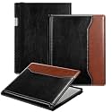 E NET-CASE Case for Remarkable 2 Tablet 10.3 inch (2020 Released) - New Business Design Upgraded Leather Cover for Remarkable 2 Digital Paper with Stand &amp; Pen Holder (Black&amp;Brown)