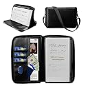 E NET-CASE Case for Remarkable Paper Pro Move 7.3" 2025, Premium Leather Folio with Handheld Design | Zipper &amp; Pen Holder | Microfiber Lining (Black)