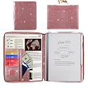 E NET-CASE Glittering PU Leather Case for Remarkable 2 Tablet 10.3 inch (2020 Released), Business Handheld Design Cover for Remarkable 2 Digital Paper with Zipper & Pen Holder (Starry Night Pink)