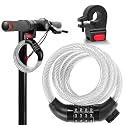 E Scooter Lock Bike Cable Combination Lock Heavy Duty Anti-Theft