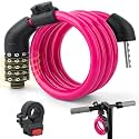 E Scooter Lock Bike Cable Combination Lock Heavy Duty Anti-Theft