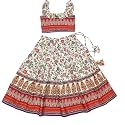 E-Sqare Kids Girls Multicolour Bandhani Print Lehenga