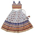 E-Sqare Kids Girls Multicolour Bandhani Print Lehenga