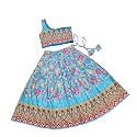 E-Sqare Kids Girls Multicolour Bandhani Print Lehenga