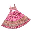 E-Sqare Kids Girls Multicolour Bandhani Print Lehenga