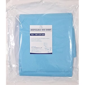 eto sterile disposable bed sheet 160 x 225 cm - pack of 1