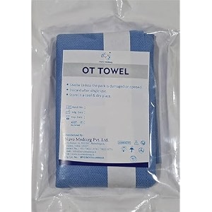 eto sterile disposable ot towel for hospital operation theatre procedures single-use surgical cover pack of 1