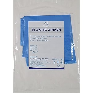 eto sterile disposable plastic apron - pack of 1