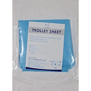 eto sterile disposable trolly sheet - pack of 1