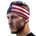 E Tronic Edge Running Headbands for Men, Women, Boys and Girls, Sports Sweatbands for Basketball, Yoga, Exercise, Workout, Quick Drying and Non-Slip Workout Stretchy Hairband