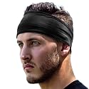 E Tronic Edge Running Headbands for Men, Women, Boys and Girls, Sports Sweatbands for Basketball, Yoga, Exercise, Workout, Quick Drying and Non-Slip Workout Stretchy Hairband