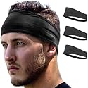 E Tronic Edge Running Headbands for Men, Women, Boys and Girls, Sports Sweatbands for Basketball, Yoga, Exercise, Workout, Quick Drying and Non-Slip Workout Stretchy Hairband