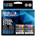 E-Z Ink Compatible for Canon PGI-270XL CLI-271XL 270XL 271XL Ink, 12 Pack