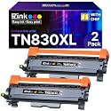 E-Z Ink Compatible TN830XL Toner Cartridge Replacement for Brother TN830XL TN830 TN 830 Toner Cartridges with Brother DCP-L2640DW HL-L2460DW HL-L2480DW HL-L2400D HL-L2405W Printer (2 x TN830XL Toner)