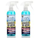 E·Z·R Windshield De-Icer. Melt it! Instantly Melts Ice & Winter Frost For Car Windshields, Windows, Mirrors, Key Locks, & Latches, Snow Melting Defrost Liquid For Car Window Cleaner, 17 Fl Oz, 2-Pack
