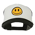 e4Hats.com Smile Face Embroidered Foam Mesh Back Cap
