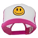 e4Hats.com Smile Face Embroidered Foam Mesh Back Cap