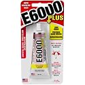 E6000 Eclectic Products inc. Plus Multi-purpose Clear Glue, Waterproof and Paintable, Strong Flexible Craft Adhesive for Wood, Glass, Fabric, Ceramic, Metal and More, 26.6ml