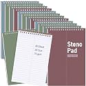 Eaasty 12 Pack Spiral Steno Pads Bulk Top Spiral Steno Notebooks