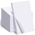 Eaasty 12 Pcs Blank Memo Pads 8.5 x 11 Inches, Unlined 50 Sheets Each