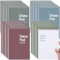 Eaasty 24 Pack Spiral Steno Pads Bulk Top Spiral Steno Notebooks