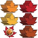 Eaasty 50 Pcs Fall Maple Leaf Paper Placemats 13 Inch,Maple Leaves