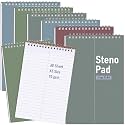 Eaasty 6 Pack Spiral Steno Pads Bulk Top Spiral Steno Notebooks