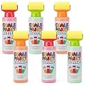 Eaasty 6 Pcs Roller Sidewalk Chalk Set Sidewalk Paint, Red, Green, Orange