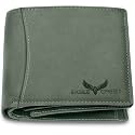 Eagle Crest Nova Vintage Green Leather Wallet for Men