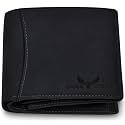 EAGLE CREST Vintage Black Nova Leather Wallet for Men