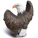 Eagle Flag Pole Topper, 12" Bald Eagle Flagpole Final, Wingspread & Hand-Painted, 2-in-1 Indoor and Outdoor Decor Eagle for Showcasing Your Pride and Patriotism, Durable Resin Construction